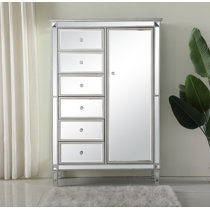 Shelved Armoires Wardrobes You ll Love Wayfair